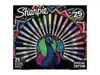 Officeworks Sharpie Fine Permanent Markers Assorted 25 Pack offer