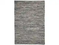LivingStyles Pronto Handwoven Wool Rug, 160x110cm, Grey offer