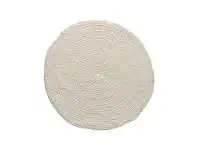 LivingStyles Filinox Hand Knitted Wool Round Rug, 100cm offer