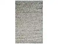 LivingStyles Beads No.6218 Handwoven Wool Rug, 280x190cm, Ash Grey offer