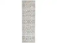 LivingStyles Chrome Addison Modern Tribal Runner Rug, 300x80cm offer