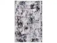 LivingStyles Kimberley Meandering Triangles Modern Rug, 150x80cm, Charcoal offer