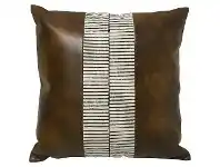 LivingStyles Christo PU Leather & Cotton Scatter Cushion offer