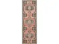 LivingStyles Legacy No.852 Bohemian Runner Rug, 400x80cm, Salmon / Midnight offer