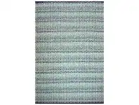 LivingStyles Tiskoni Reversible Flatwoven Cotton Rug, 165x115cm, Summer offer