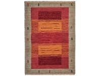 LivingStyles Lori No.202 Wool Tribal Rug, 330x240cm, Red / Brown offer