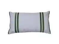 LivingStyles Cottesloe Velvet & Cotton Lumbar Cushion Cover, Olive offer