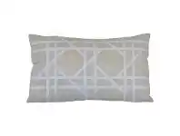 Riviera Fabric Lumbar Cushion Cover, Beige
