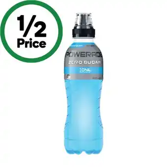 Woolworths Powerade sports, zero sugar drink or powerade active water 600ml offer