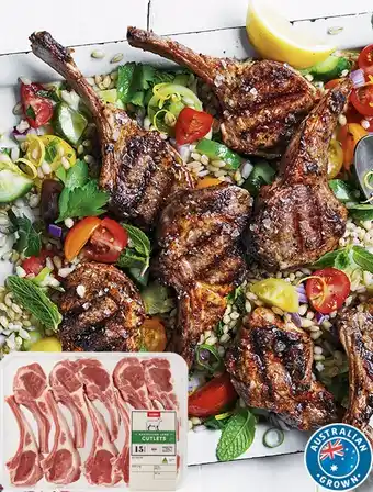 Coles Coles australian lamb cutlets offer