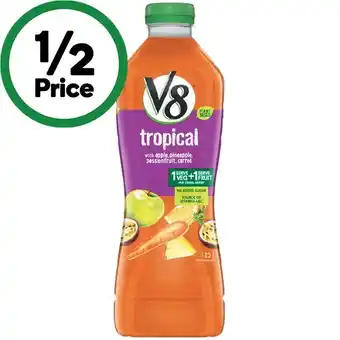 Woolworths V8 breakfast juice 1.25 litre – excludes v8 power blend juice offer