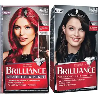Woolworths Schwarzkopf brilliance hair colour offer