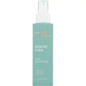 Woolworths Thanks to nature blow dry elixir with heat protect 150ml offer