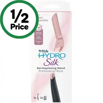 Woolworths Schick hydro silk dermaplaning wand kit offer