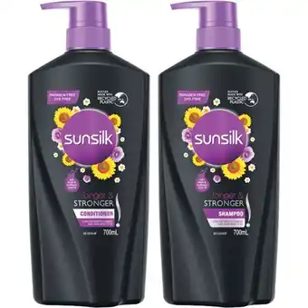Woolworths Sunsilk shampoo or conditioner 700ml offer