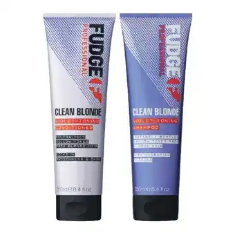 Woolworths Fudge clean blonde shampoo or conditioner 250ml offer