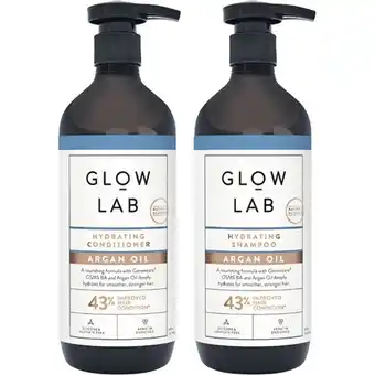 Woolworths Glow lab shampoo or conditioner 600ml offer