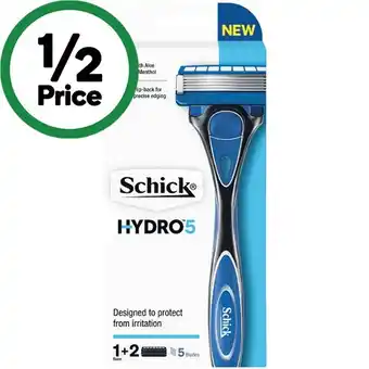 Woolworths Schick hydro 5 razor kit offer