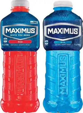 IGA Maximus sports drink 1 litre selected varieties offer