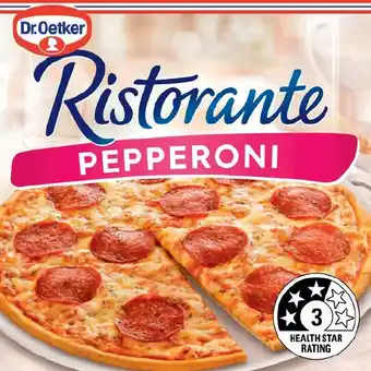 IGA Dr. oetker ristorante pizzas 310-390g selected varieties offer