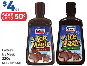 Foodland Cottee's Ice Magic 220g offer