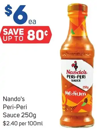 Foodland Nando's Peri-Peri Sauce 250g offer