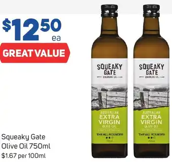 Foodland Squeaky Gate Olive Oil 750ml offer