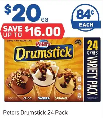 Foodland Peters Drumstick 24 Pack offer