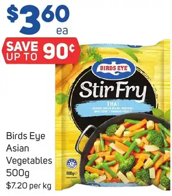 Foodland Birds Eye Asian Vegetables 500g offer