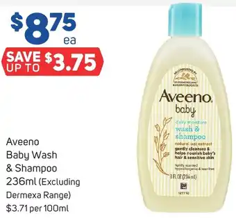 Aveeno Baby Wash & Shampoo 236ml