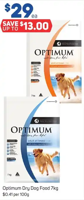 Foodland Optimum Dry Dog Food 7kg offer