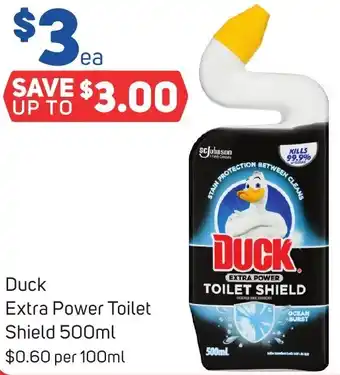 Foodland Duck Extra Power Toilet Shield 500ml offer
