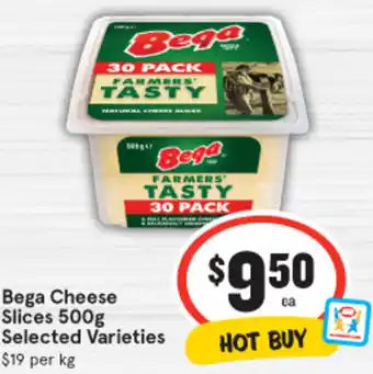 IGA Bega Cheese Slices 500g offer