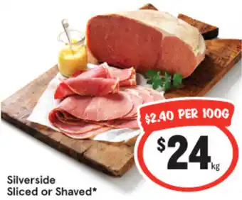 IGA Silverside Sliced or Shaved per kg offer