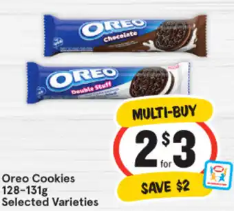 IGA Oreo Cookies 128-131g offer