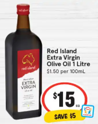 IGA Red Island Extra Virgin Olive Oil 1 Litre offer