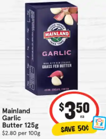 IGA Mainland Garlic Butter 125g offer