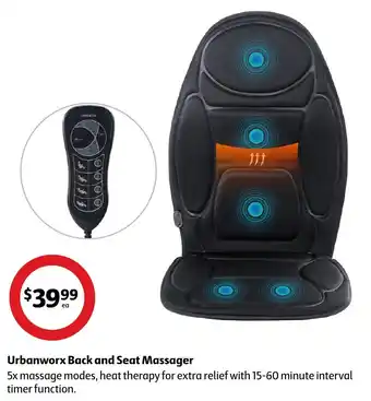 Urbanworx Back and Seat Massager