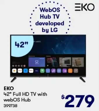 BIG W ΕΚΟ 42" Full HD TV with webOS Hub offer