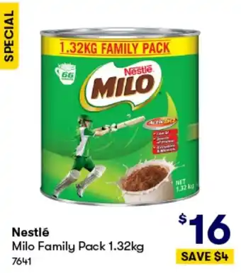 BIG W Nestlé Milo Family Pack 1.32kg offer