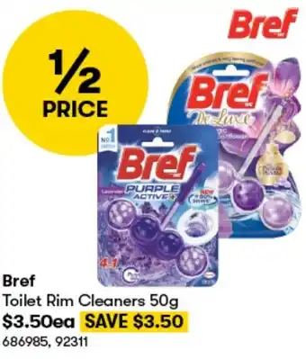 BIG W Bref Toilet Rim Cleaners 50g offer