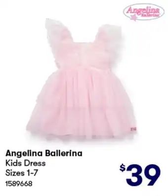 Angelina Ballerina Kids Dress Sizes 1-7