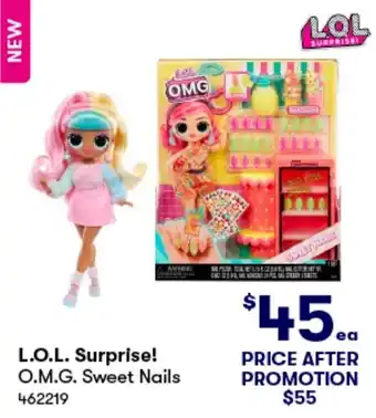 BIG W L.O.L. Surprise! O.M.G. Sweet Nails offer