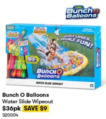 BIG W Bunch O Balloons Water Slide Wipeout offer