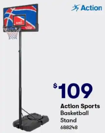 BIG W Action Sports Basketball Stand offer