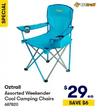 BIG W Oztrail Assorted Weekender Cool Camping Chairs offer
