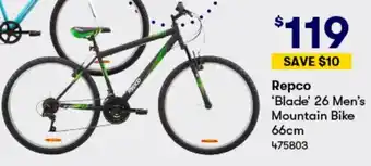 BIG W Repco 'Blade' 26 Men's Mountain Bike 66cm offer