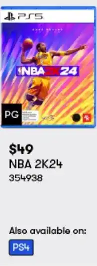 BIG W NBA 2K24 offer