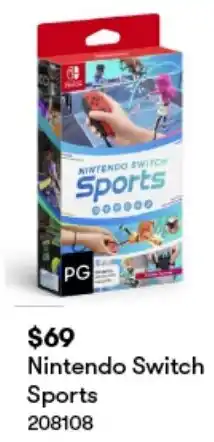 BIG W Nintendo Switch Sports offer