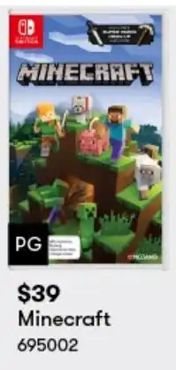 BIG W Minecraft offer
